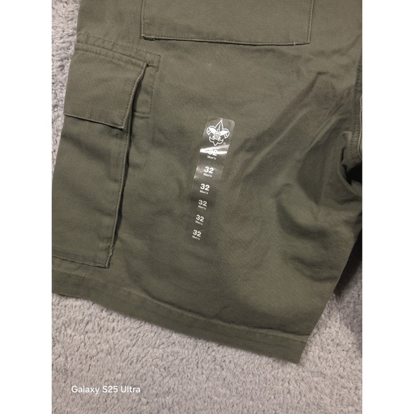 Boy Scouts Of America Adult 32 Cargo Uniform Shorts Cargo Utility Outdoors - Picture 6 of 10